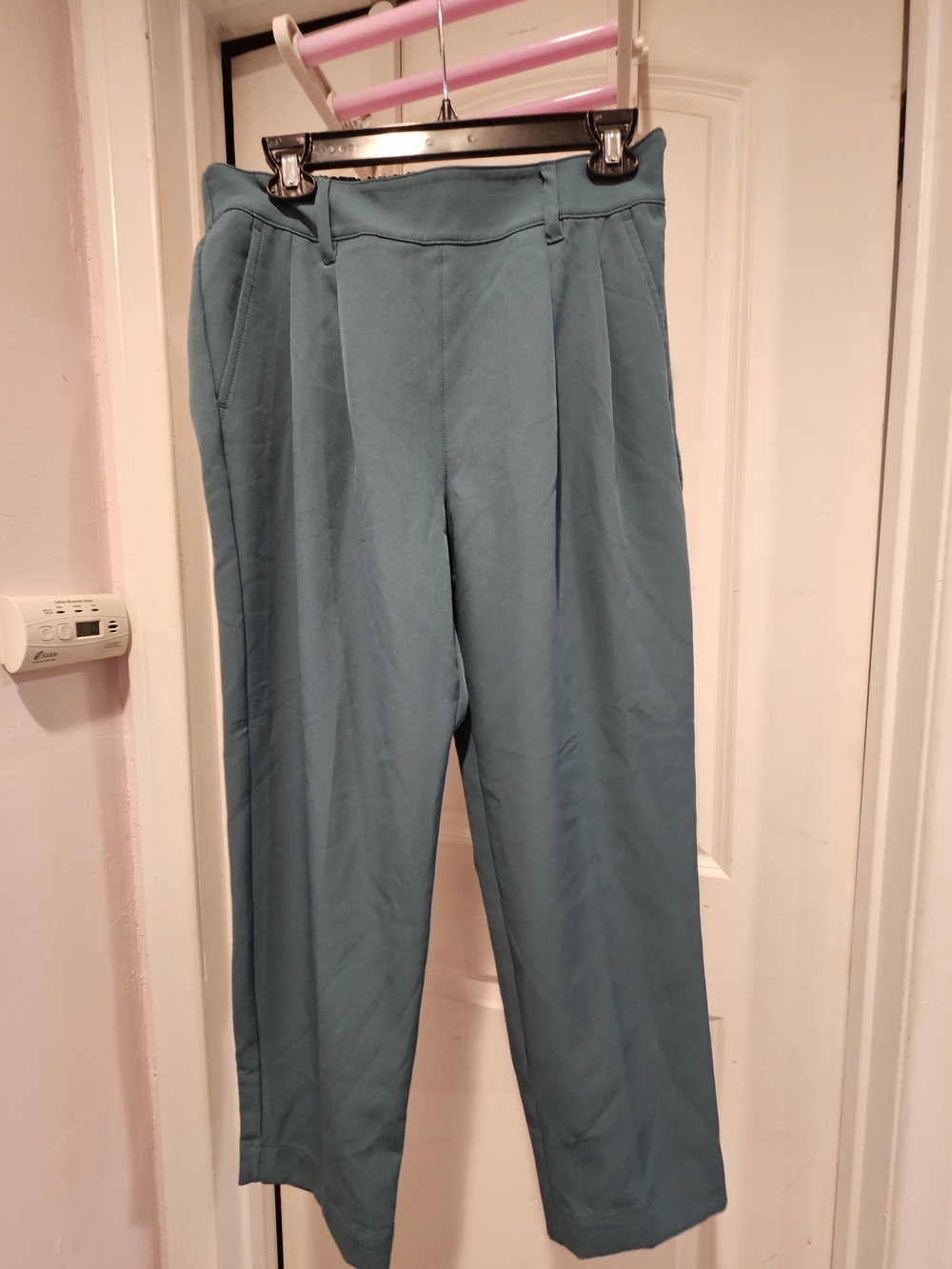 Loft-  Teal High Rise Tapered Leg Dress Pants - Medium Petite